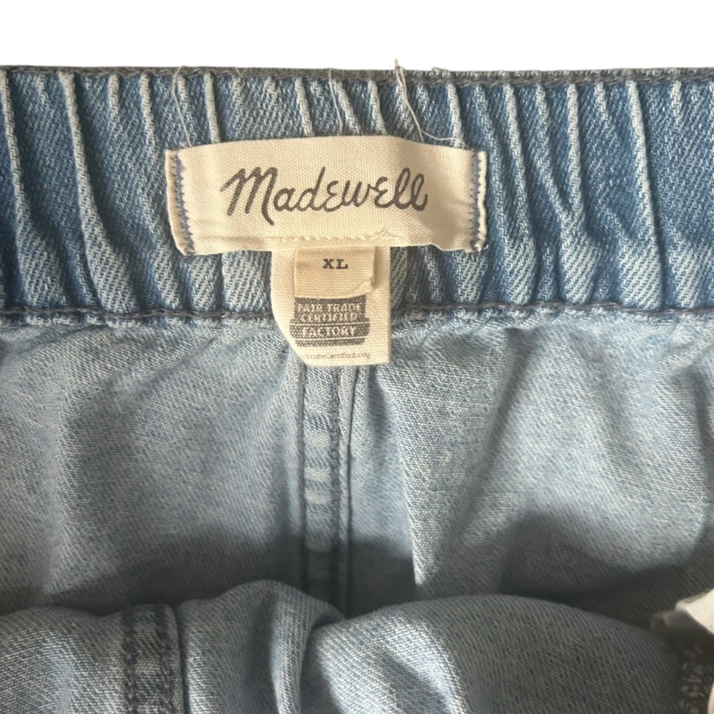 Madewell Denim Easy Pull-On Shorts in Rathmore Wash XL - Picture 10 of 10